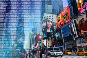 Online Marketing und Digital Marketing, Marketinginstrumente Times Square, Beitragsbild zum Post
